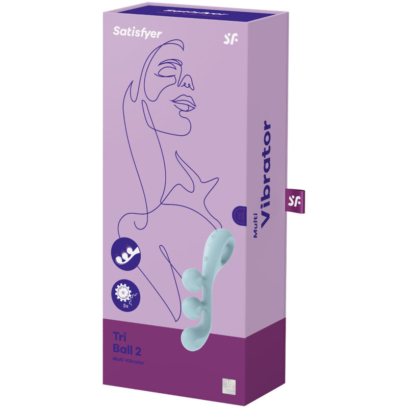 Satisfyer Tri Ball 2 – Biegsamer Auflegevibrator mit drei Motoren