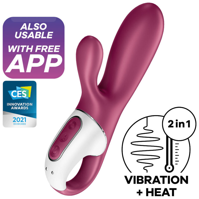 Satisfyer Hot Bunny — Rabbit chauffant connecté
