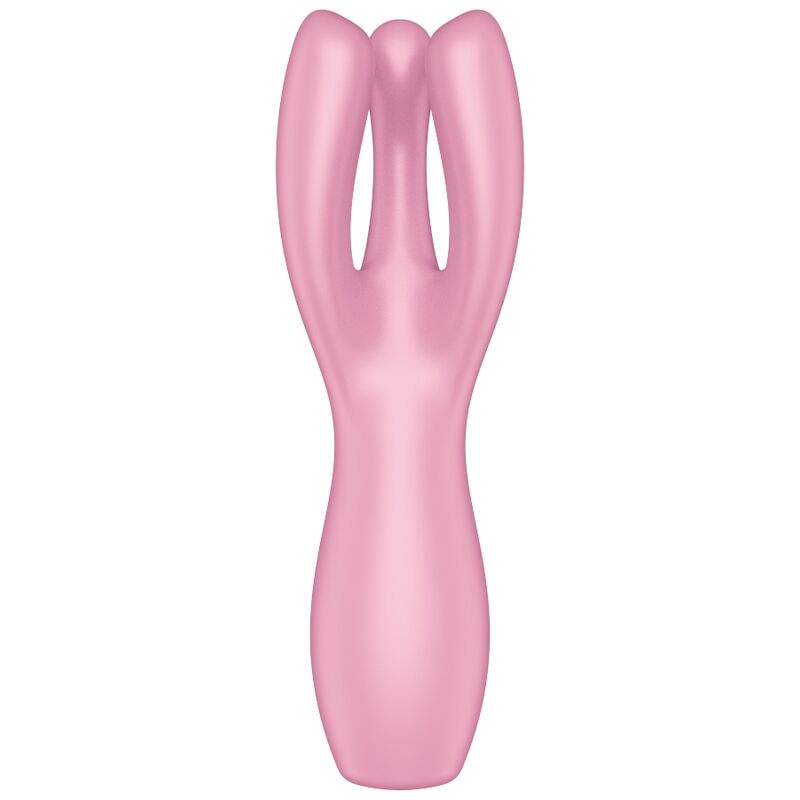 Satisfyer Threesome 3 — Stimulateur à trois branches — Rose
