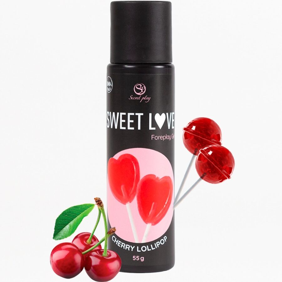 Secretplay — Gel sucette cerise amour doux 60 ml