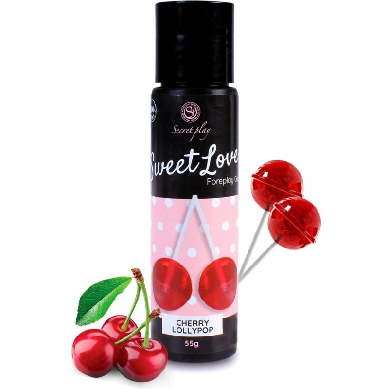 Secretplay — Gel sucette cerise amour doux 60 ml