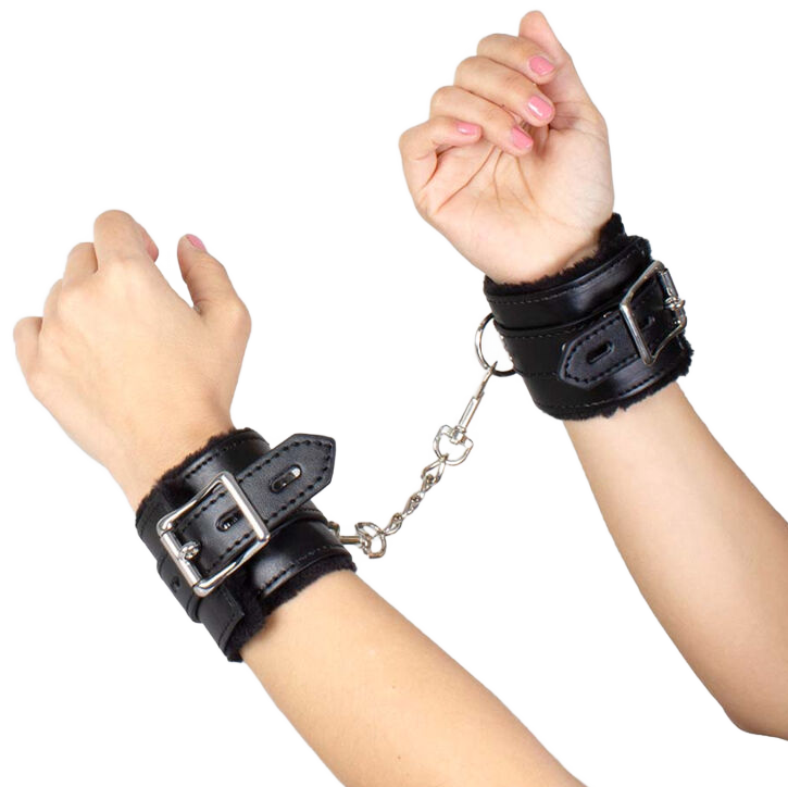 Secretplay — Menottes de bondage noires collection BDSM