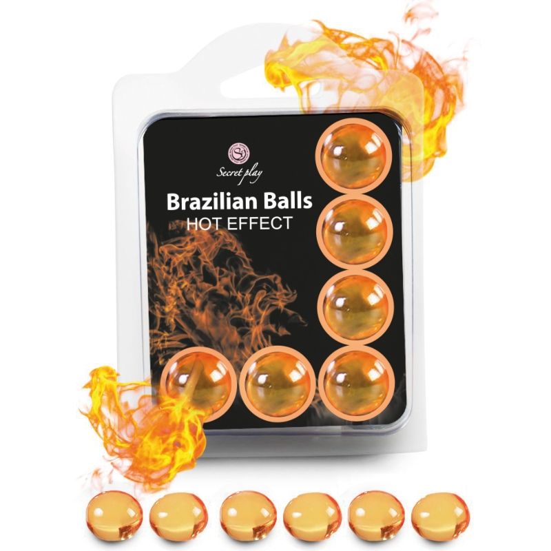 Secretplay Brazilian Balls mit Wärmeeffekt – Set mit 6 Kugeln