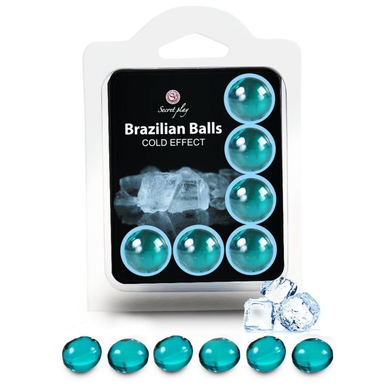 Secretplay Brazilian Balls mit Kühleffekt – Set mit 6 Kugeln