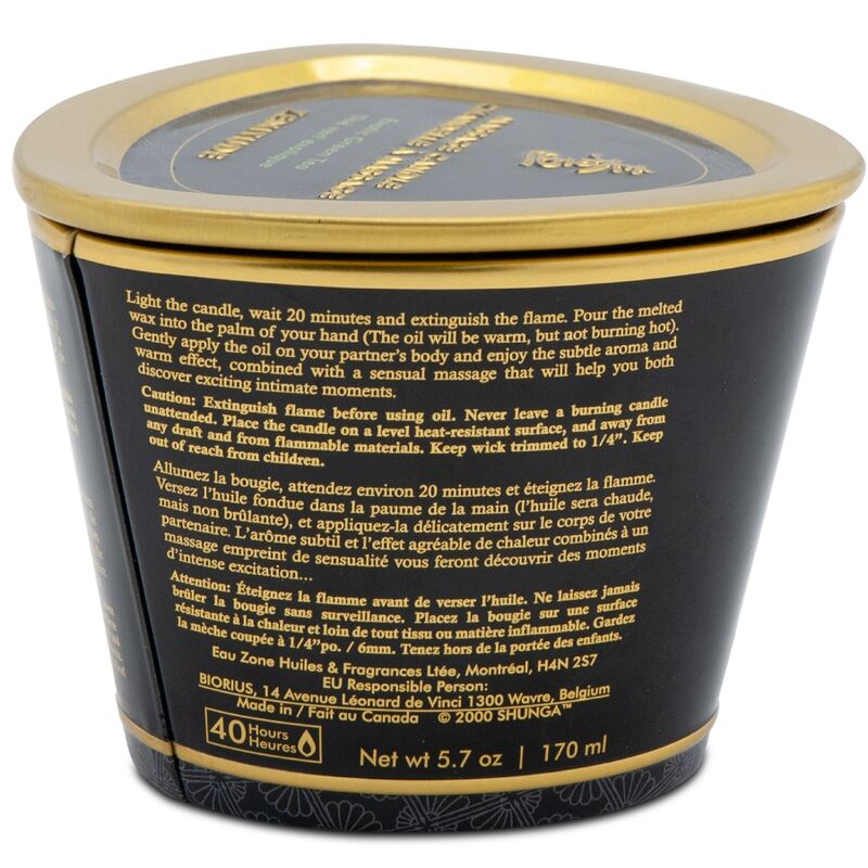 Shunga – Candela da massaggio al mango, 170 ml