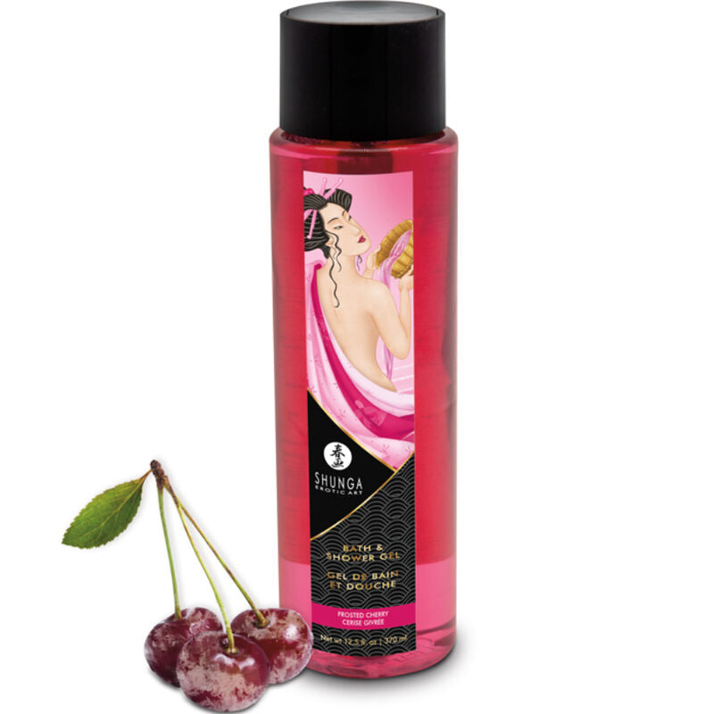 Shunga — Gel bain & douche cerise givrée 370 ml