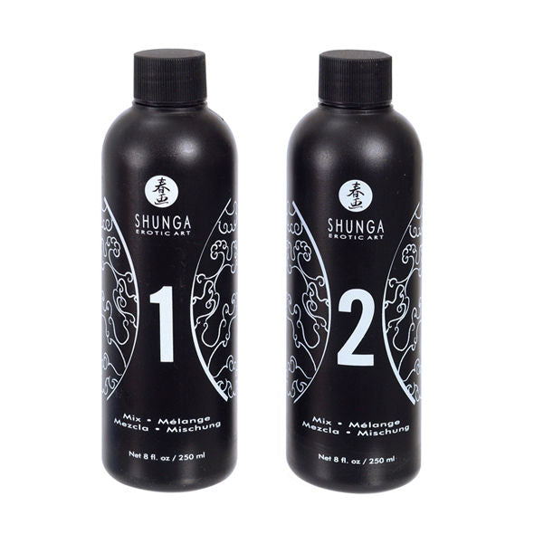Shunga — Gel de massage érotique oriental corps à corps fraises et cava