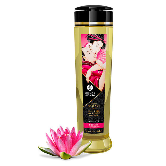Shunga Amour – Olio per massaggi erotici, 240 ml