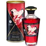 Shunga — Huile de massage effet chaleur saveur intense de cerise 100 ml