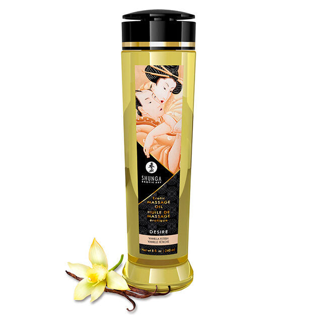 Shunga – Aceite de masaje erótico Desire, 240 ml