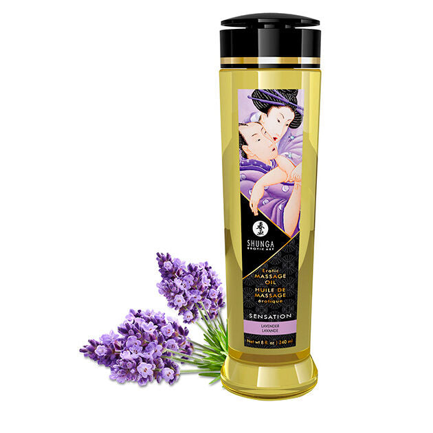 Shunga Sensation – Olio per massaggi erotici, 240 ml