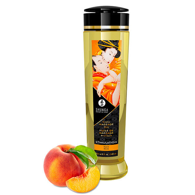 Shunga Stimulation – Olio per massaggi erotici, 240 ml