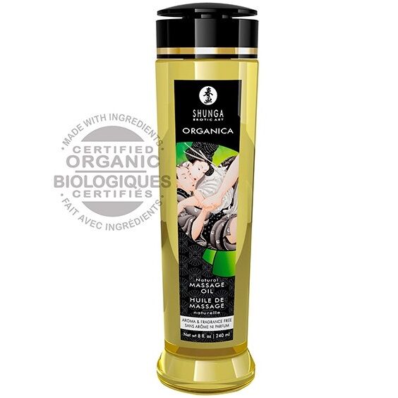 Shunga Organica — Huile de massage naturelle 240 ml