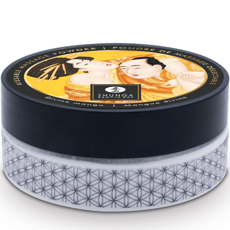 Shunga — Kit de poudre de massage comestible mangue
