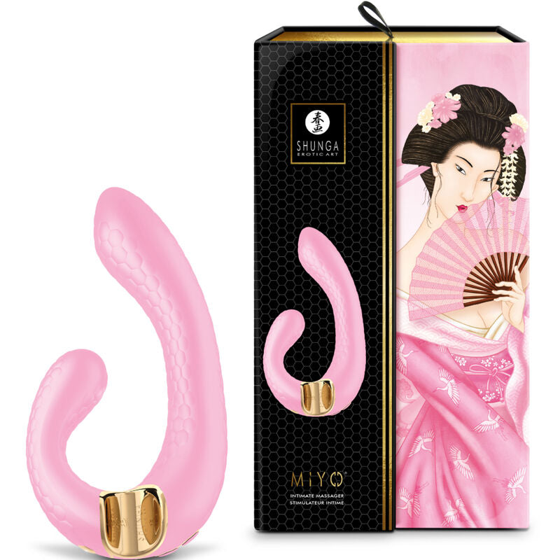 Shunga Miyo – Massaggiatore intimo doppio per clitoride e punto G