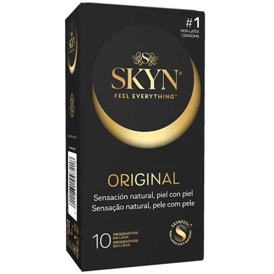 SKYN Original — Préservatifs sans latex naturel, 10 unités