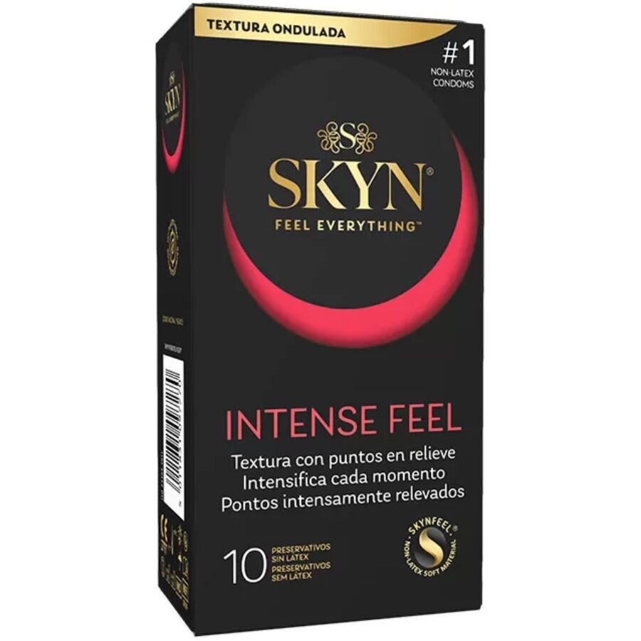 SKYN Intense Feel — Préservatifs sans latex naturel, 10 unités