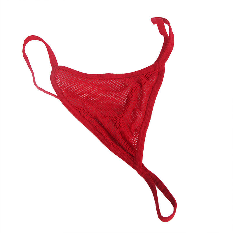 Subblime — Ensemble résille à strass et gants — Rouge