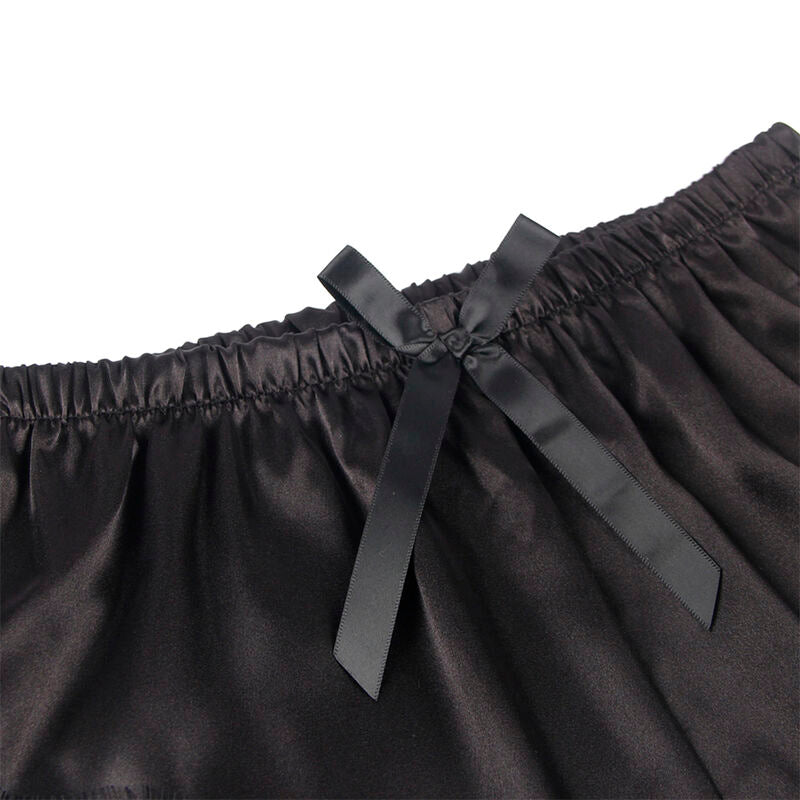 Subblime — Ensemble de nuit à short en dentelle — Noir — Taille S/M
