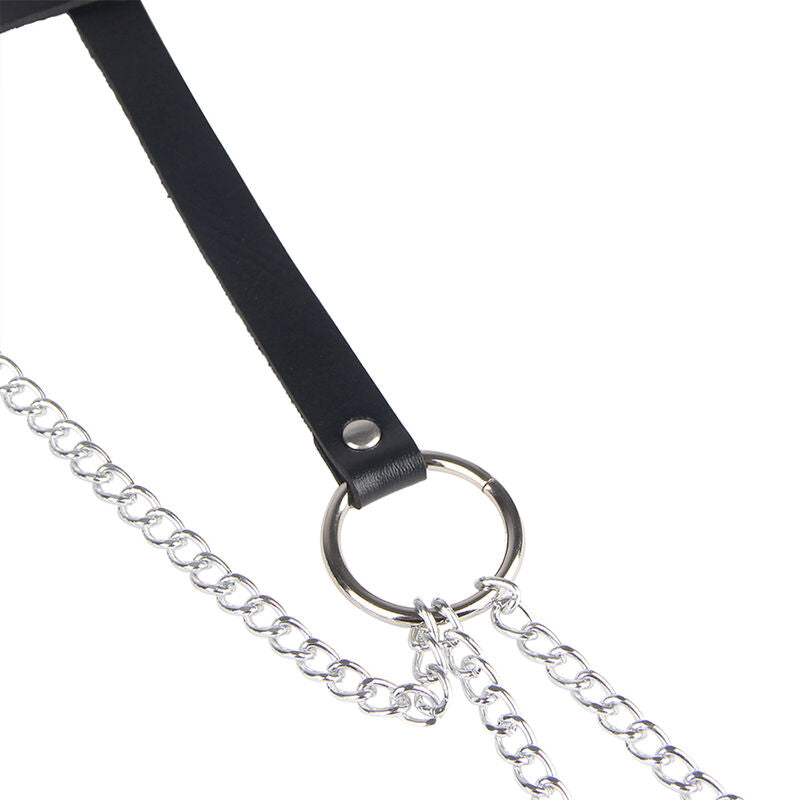 Subblime – Cintura ad anelli e catene, accessorio lingerie
