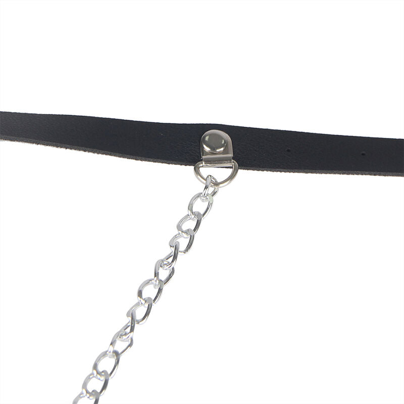 Subblime – Taillen-Harness mit Beinbändern und Seitenketten, Schwarz