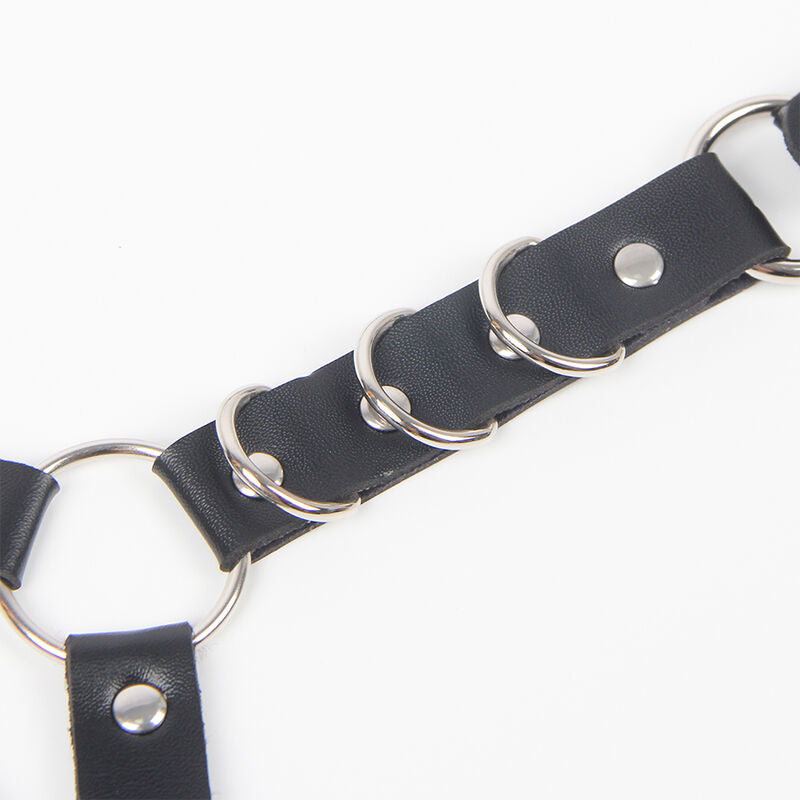 Subblime – Taillen-Harness mit Ketten, Ringen und Beinbändern