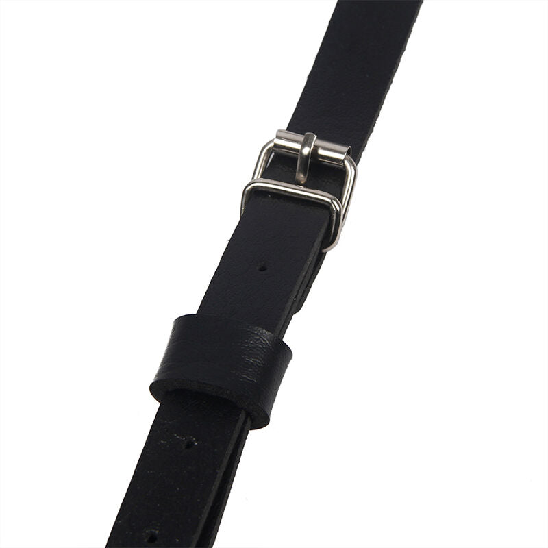 Subblime – Brust-Harness mit Doppelband und Ring, Schwarz