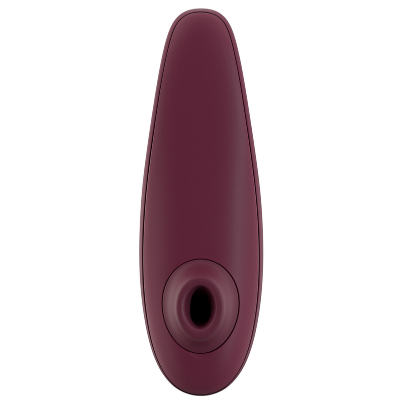 Womanizer Classic 2 in Bordeaux, Seite mit dem Stimulationsaufsatz
