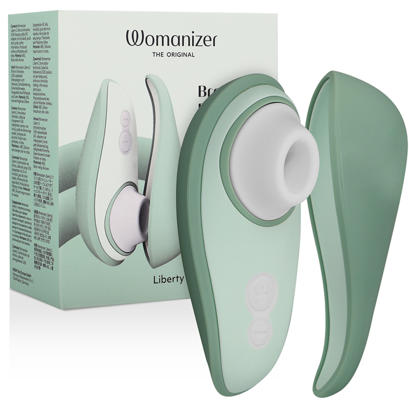 Womanizer Liberty 2 – Druckwellenvibrator mit magnetischer Schutzkappe – Grün