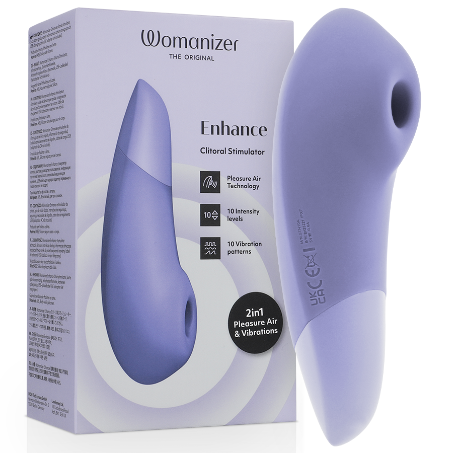 Womanizer Enhance — Stimulateur clitoridien à air pulsé et vibrations