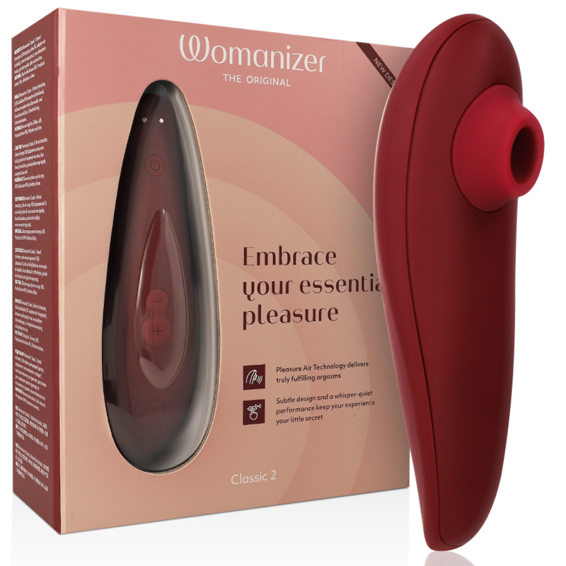 Womanizer Classic 2 – Druckwellenvibrator in Bordeaux