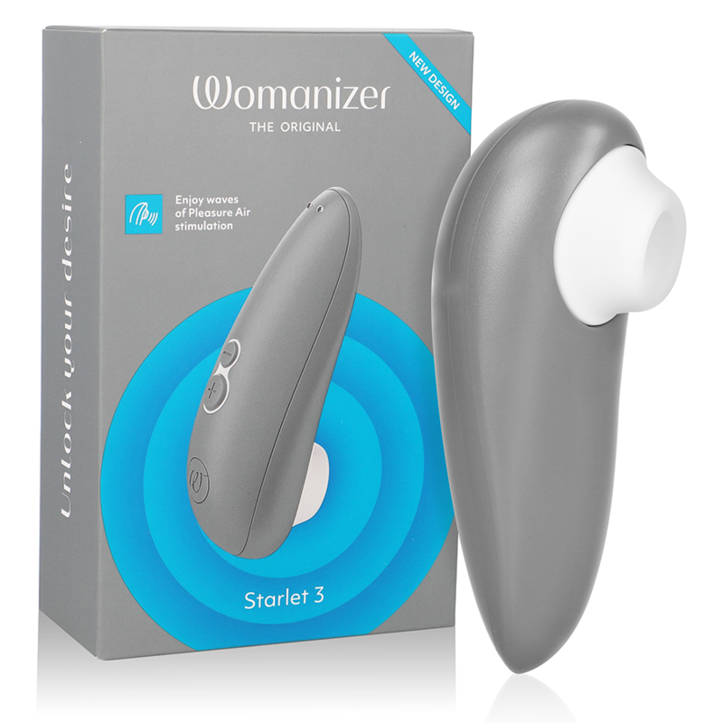 Womanizer Starlet 3 – Druckwellenvibrator im Taschenformat – Grau