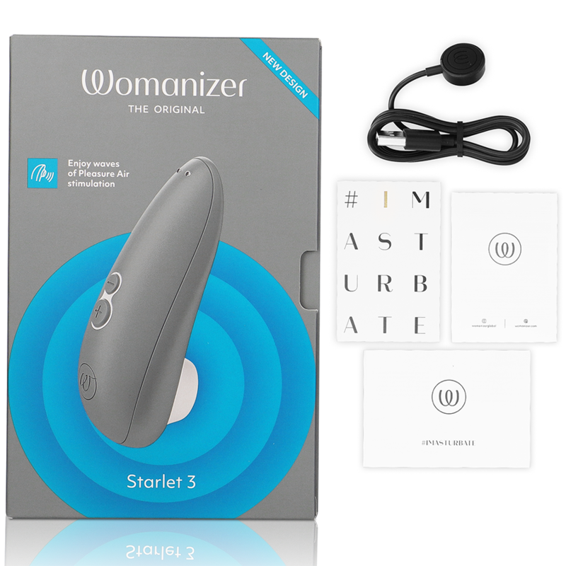 Womanizer Starlet 3 – Druckwellenvibrator im Taschenformat – Grau