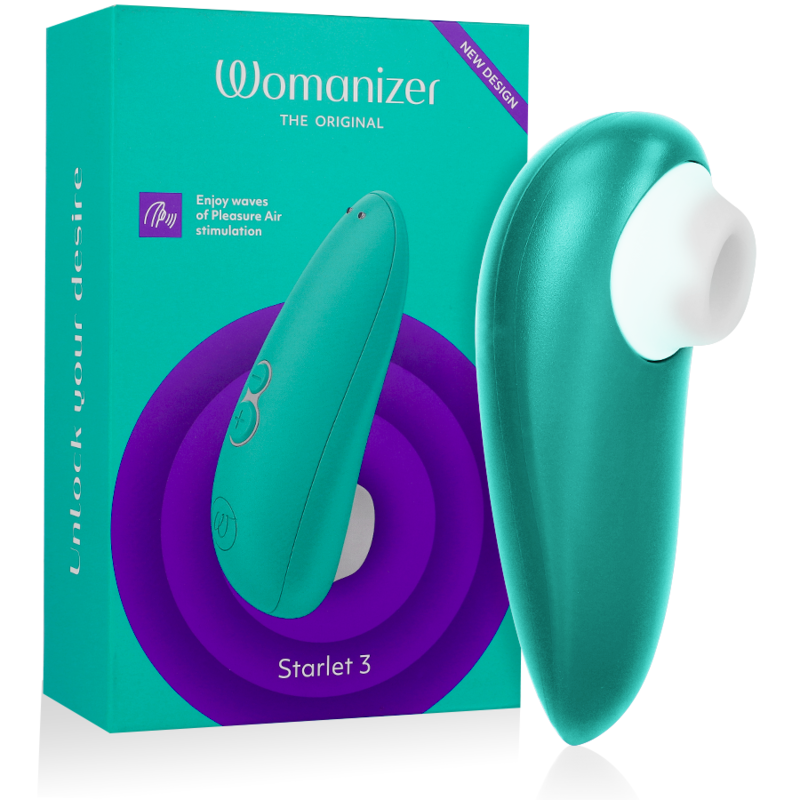 Womanizer Starlet 3 – Druckwellenvibrator im Taschenformat – Türkis