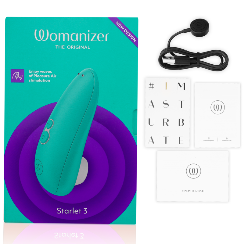 Womanizer Starlet 3 – Druckwellenvibrator im Taschenformat – Türkis
