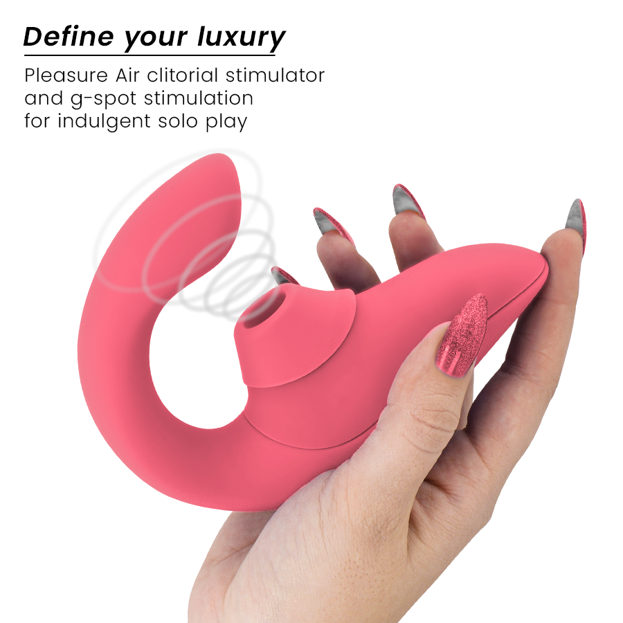 Womanizer Blend – Rabbit-Vibrator mit Pleasure Air – Vibrant Rose