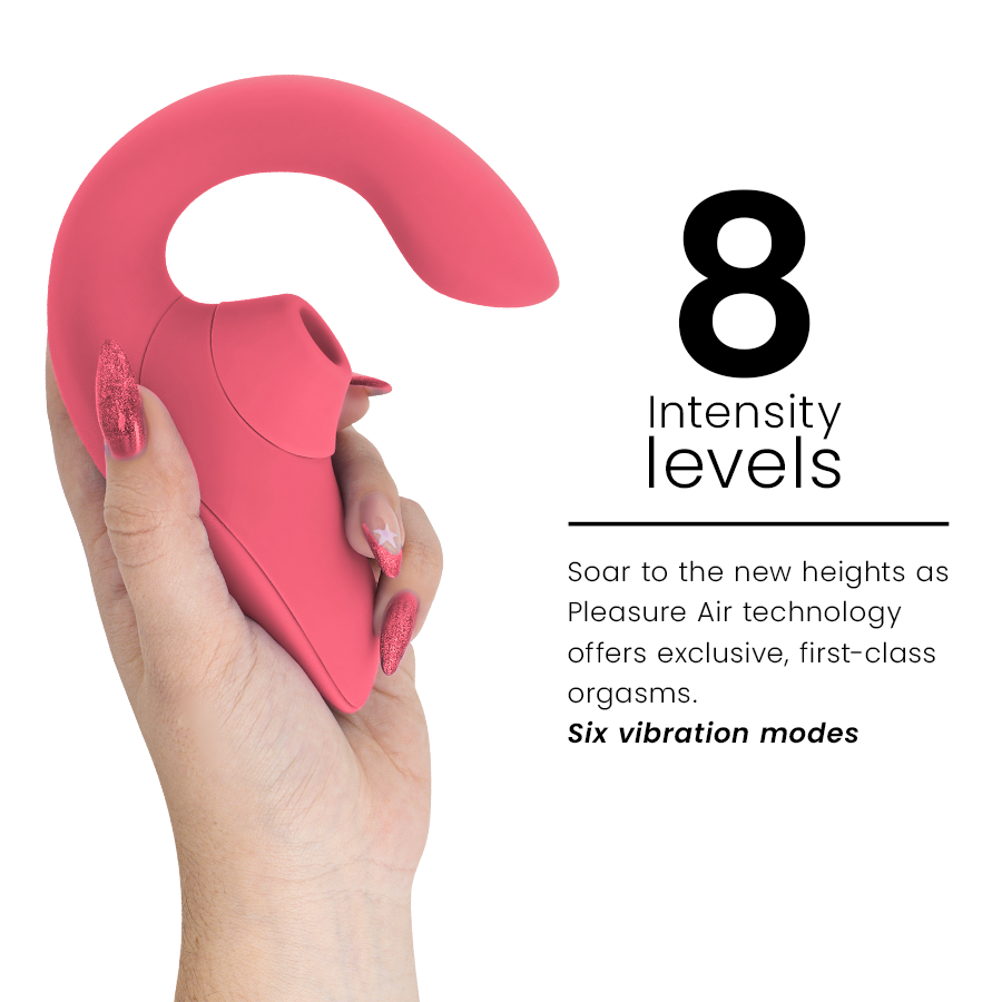 Womanizer Blend – Rabbit-Vibrator mit Pleasure Air – Vibrant Rose